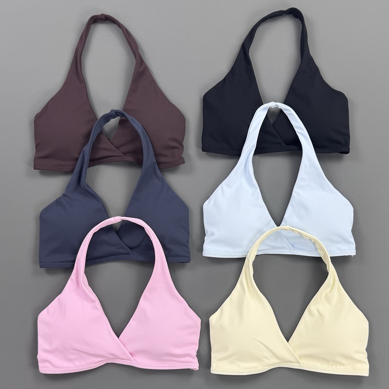 Crop Top Crochet - Haut de sport pour femmes, soutien-gorge