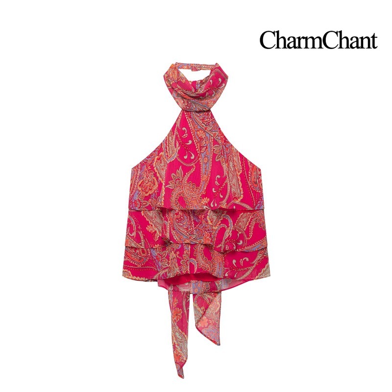 CHARMCHANT Ensemble 2 Pièces F - Romper Floral Print avis et prix