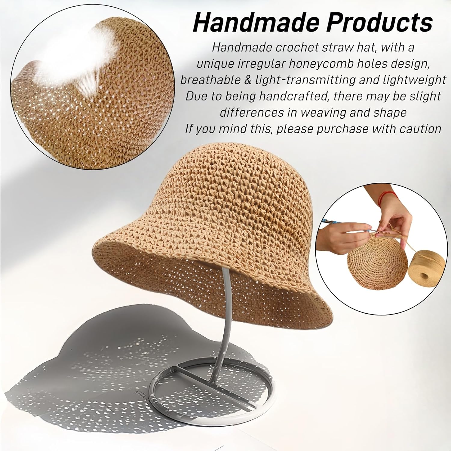 Chapeaux de paille de plage pl - Hat Floppy Wide avis et prix