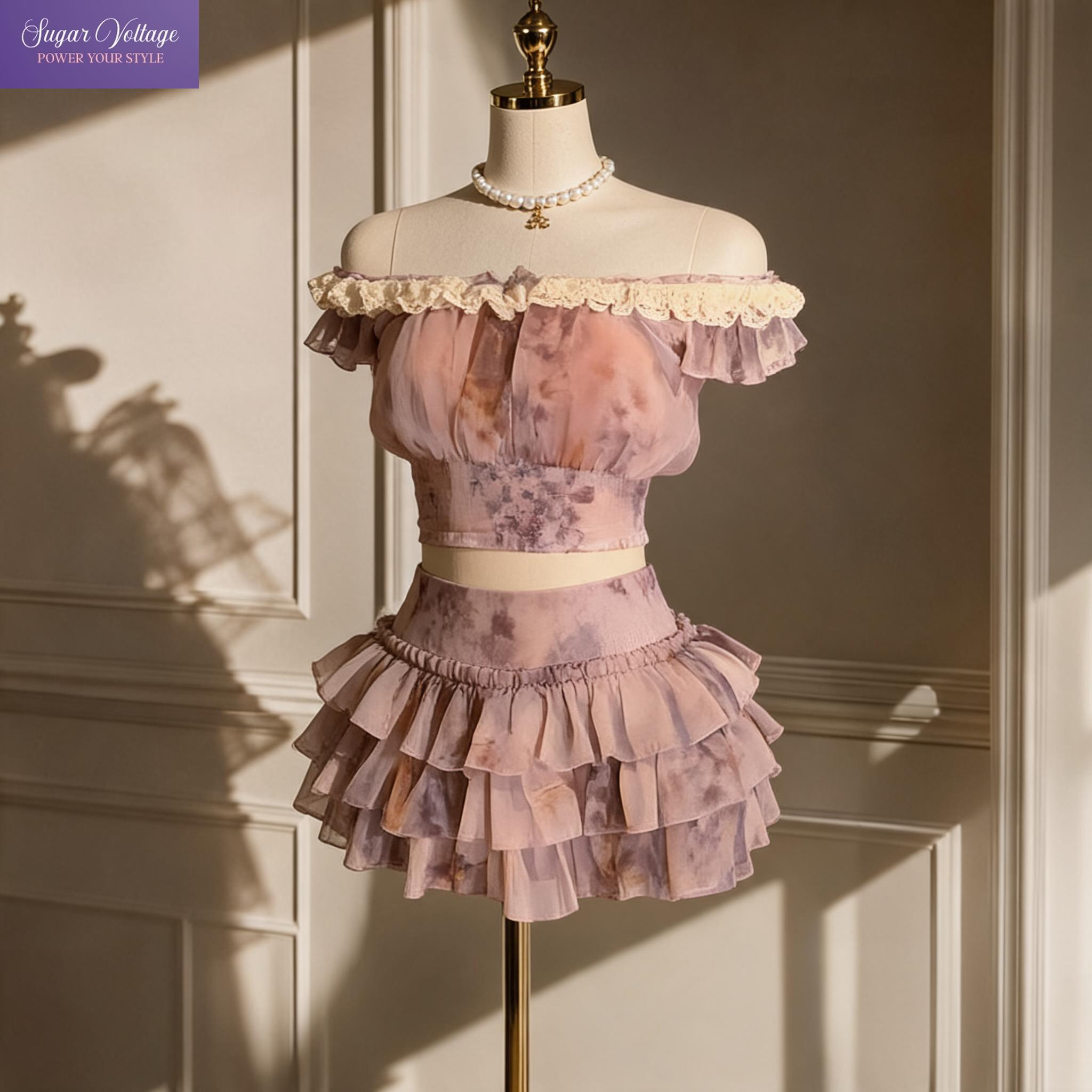 Ensemble 2 pièces Coquette à l - Romper Floral Print avis et prix