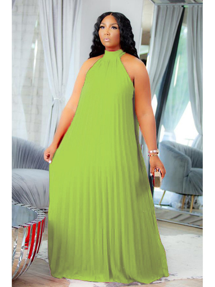 Wmstar-Robe longue sans manche - Maxi Dress Halter avis et prix